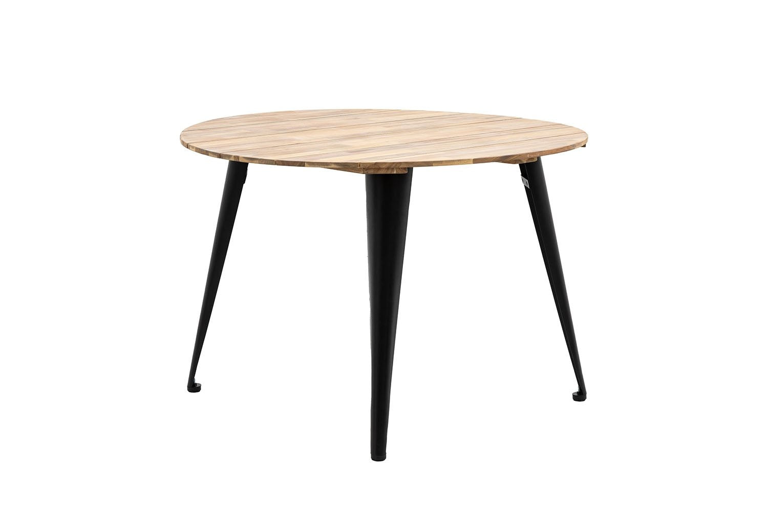 Orbis Round 4 Seater Dining Table Set – Acacia Wood Compact 3 Ft | WoodsBuddy
