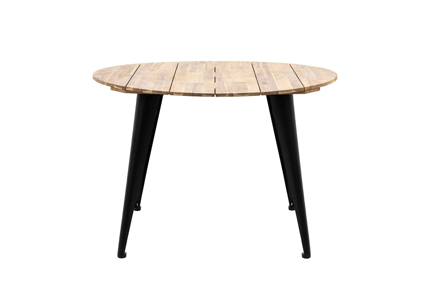 Orbis Round 4 Seater Dining Table Set – Acacia Wood Compact 3 Ft | WoodsBuddy