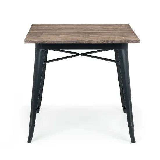 Quadra Square 4 Seater Dining Table Set – Acacia Wood Compact 3x3 Ft | WoodsBuddy