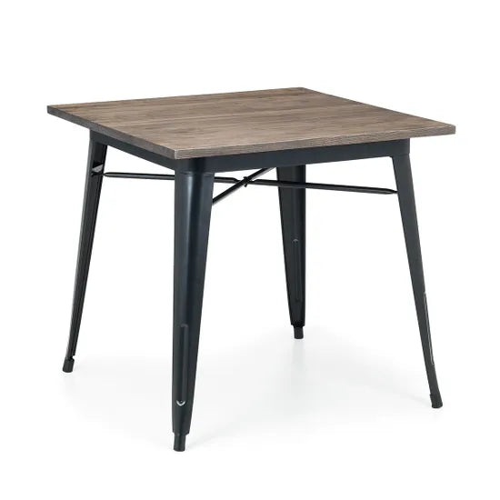 Quadra Square 4 Seater Dining Table Set – Acacia Wood Compact 3x3 Ft | WoodsBuddy