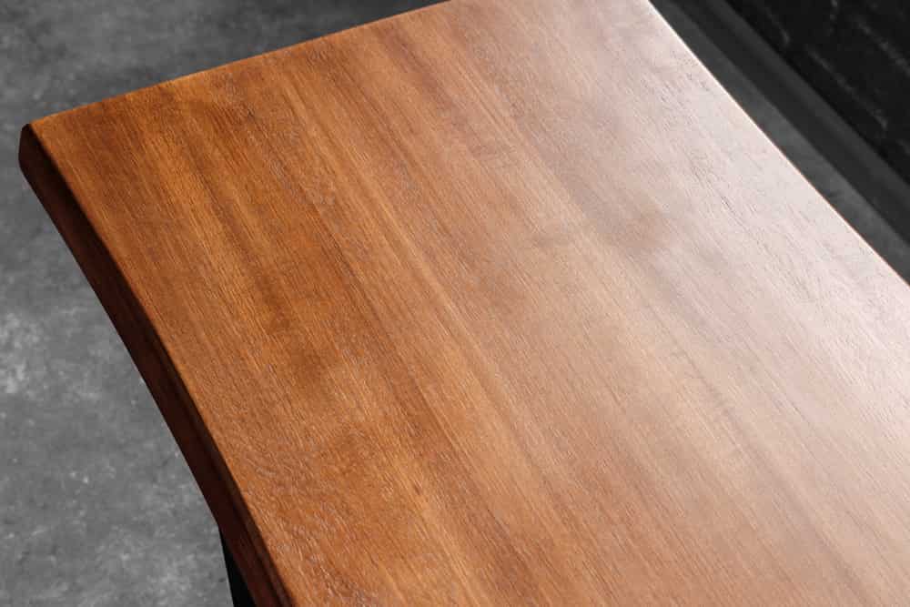 WoodsBuddy Solid Wood Live Edge Bench | Natural Wood Seating Bench
