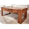 Sheesham Wood Center Table with Drawer | Functional Living Room Table