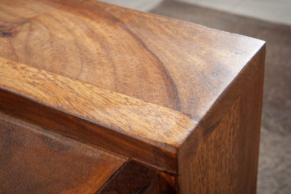 Sheesham Wood Center Table with Drawer | Functional Living Room Table