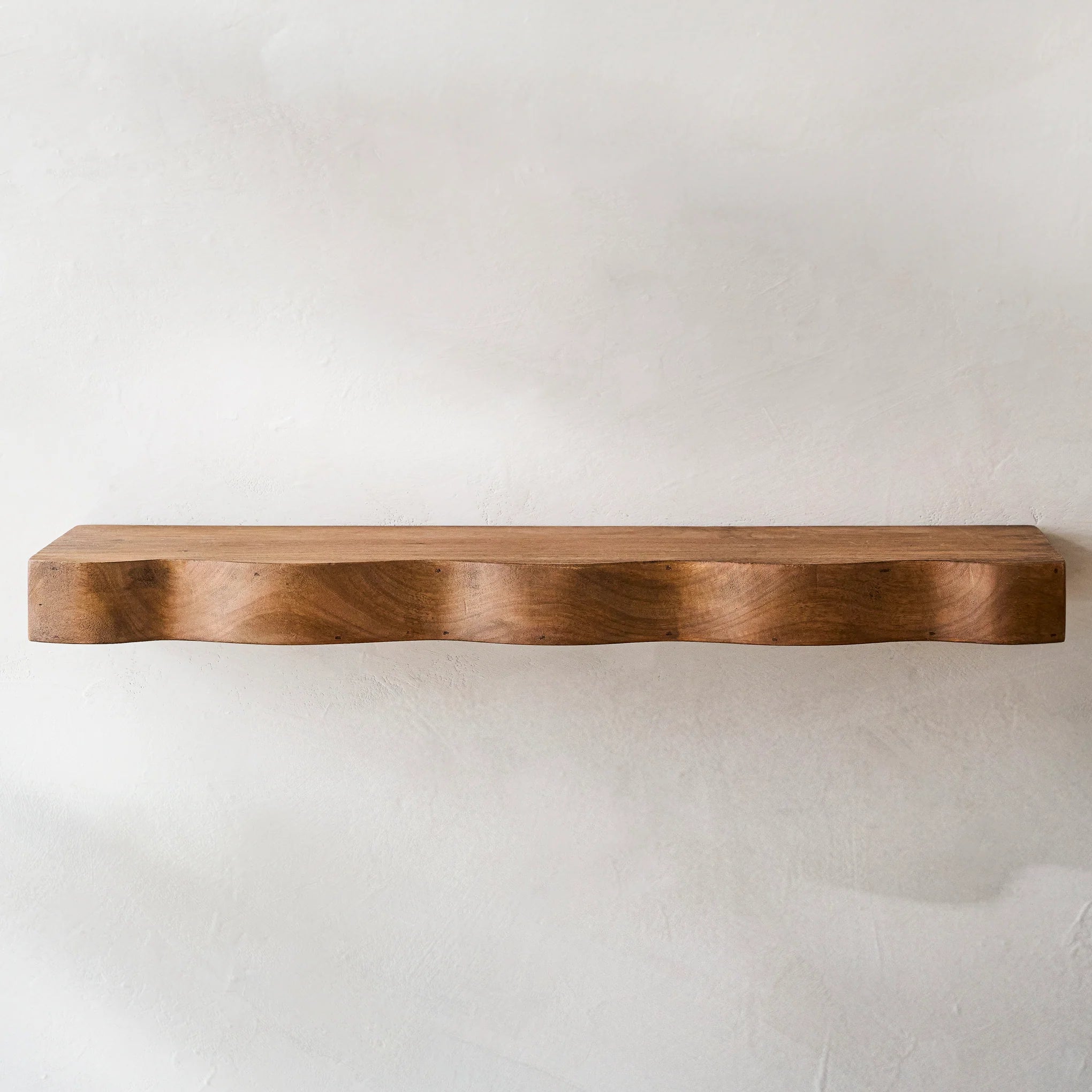 Modern Live Edge Wooden Deep Floating Shelves – Set of 2 | Wood’s Buddy