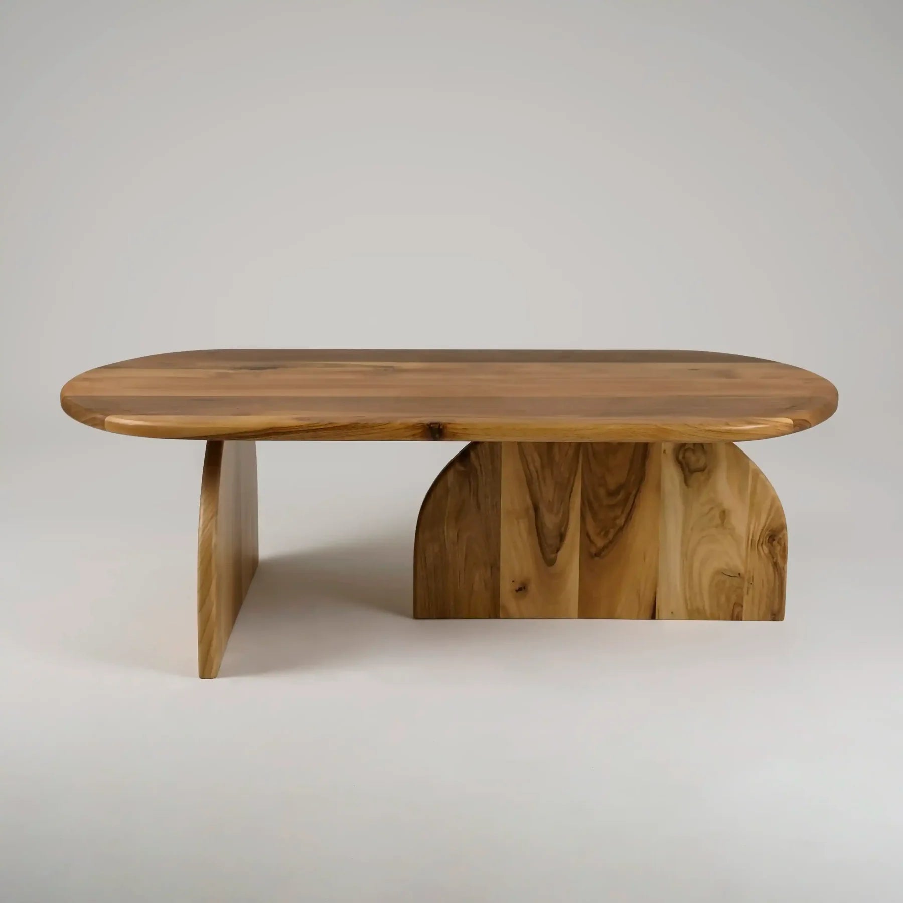 Solace Ovalis Solid Wood Oval Coffee Table | Handcrafted